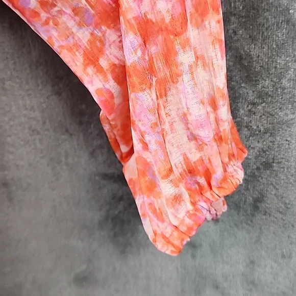 Anthropologie Vibrant Long Skeeve Cropped Blouse New With Tags Size M - Picture 6 of 10